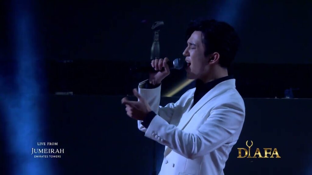 Dimash performs at Diafa awards 2024